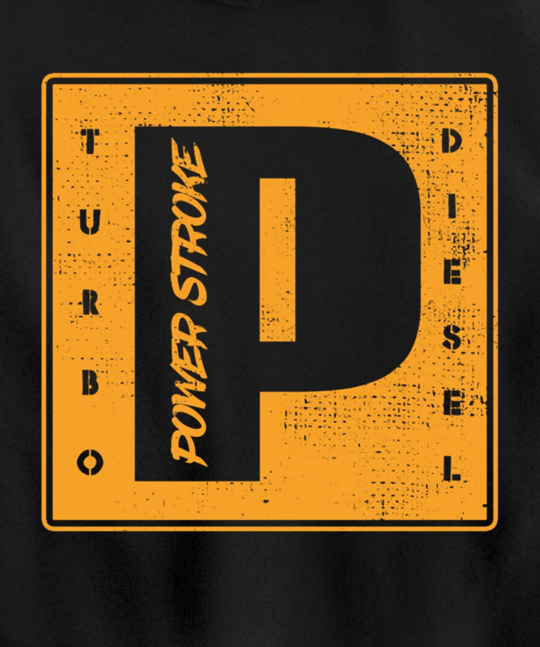 Power Stroke Roll Coal Turbo Diesels Powers Diesel Mechanic Pullover Hoodie
