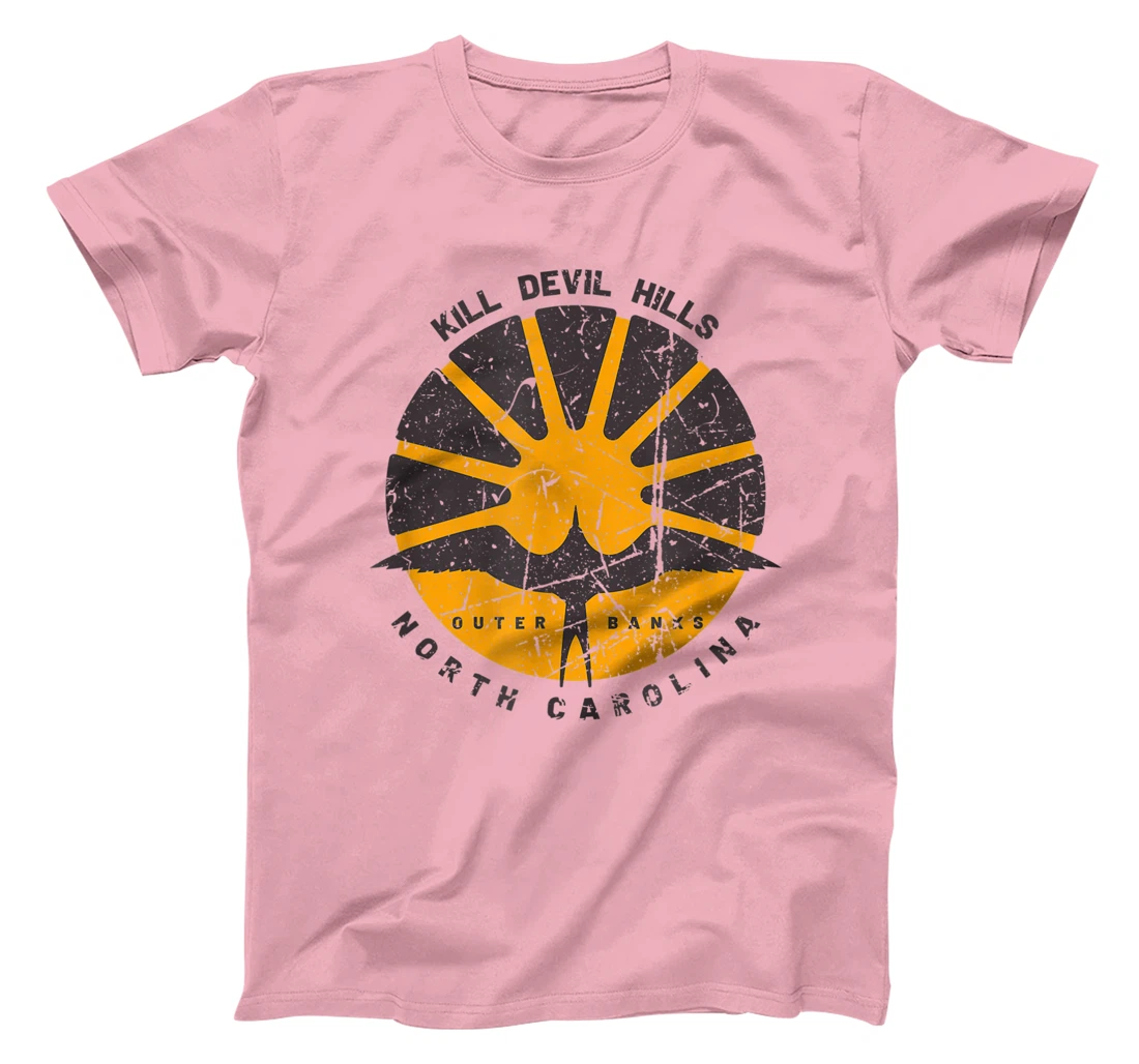 Kill Devil Hills, North Carolina Distressed Vintage Sunrise T-Shirt, Women T-Shirt