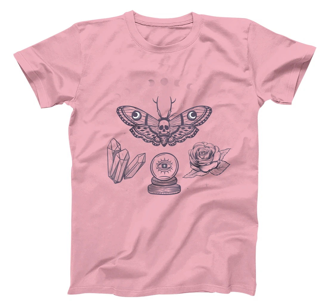 Occult Monarch Butterfly Skull T-Shirt, Women T-Shirt