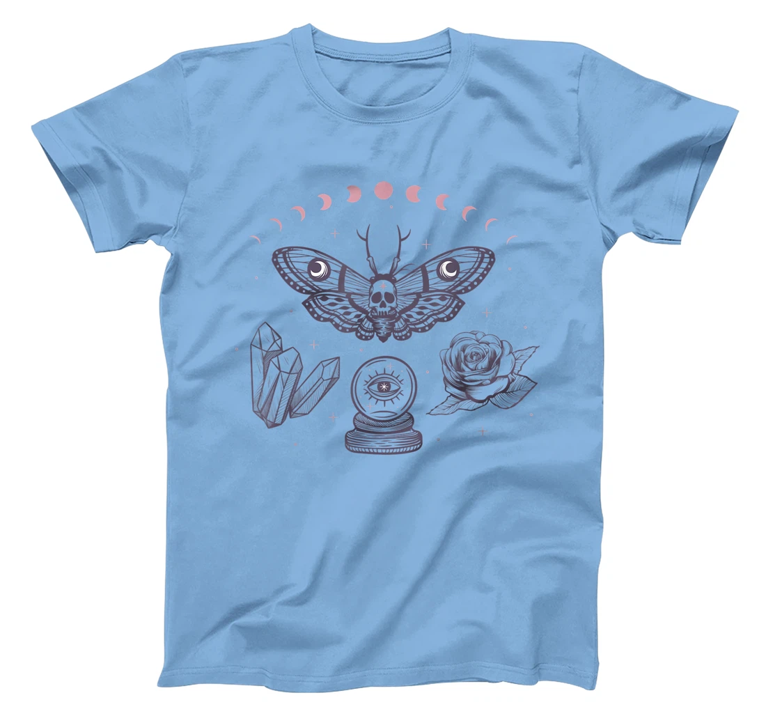 Occult Monarch Butterfly Skull T-Shirt, Women T-Shirt