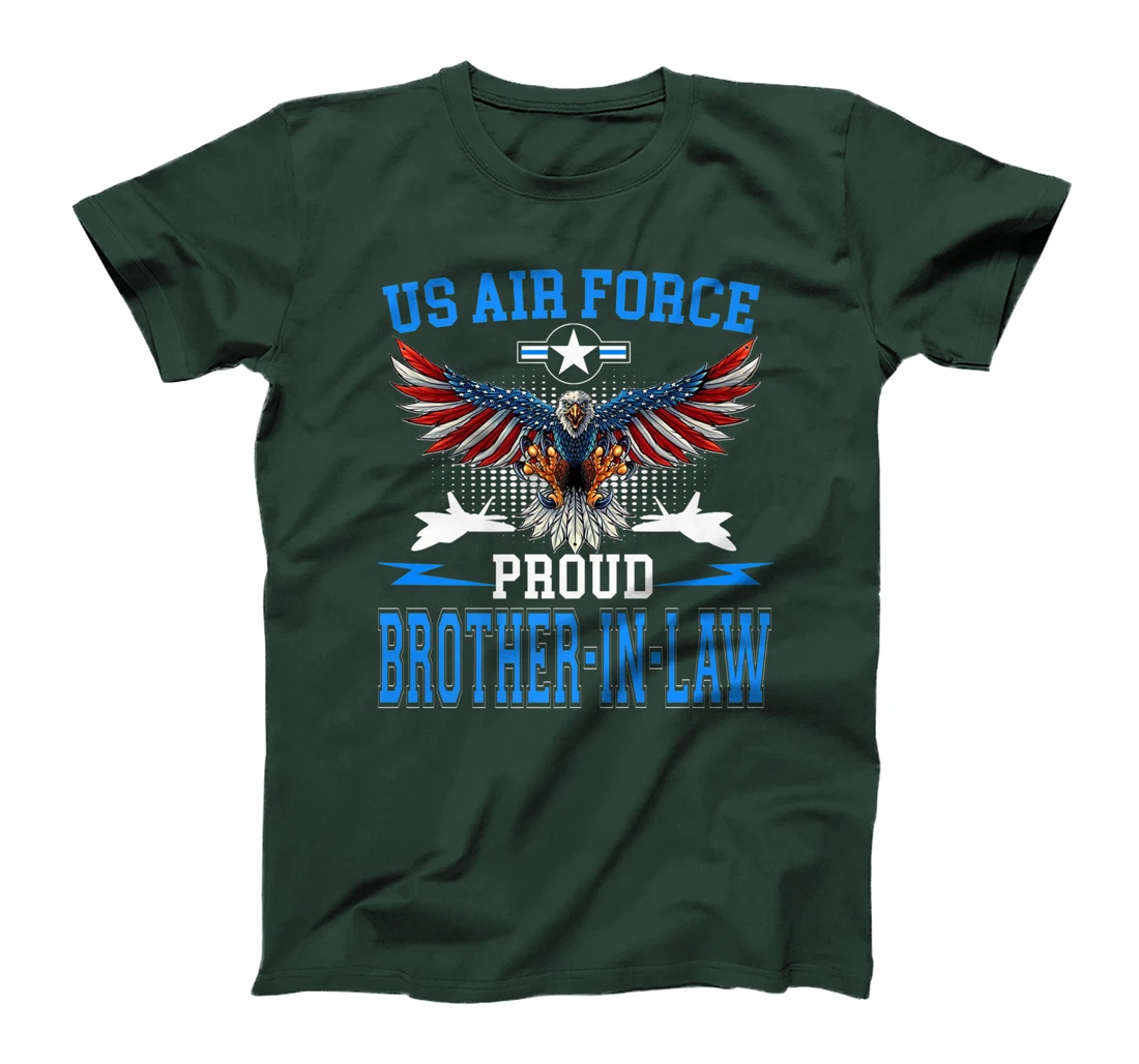Proud Air Force Brother-In-Law Shirt US Air Force Military T-Shirt, Women T-Shirt