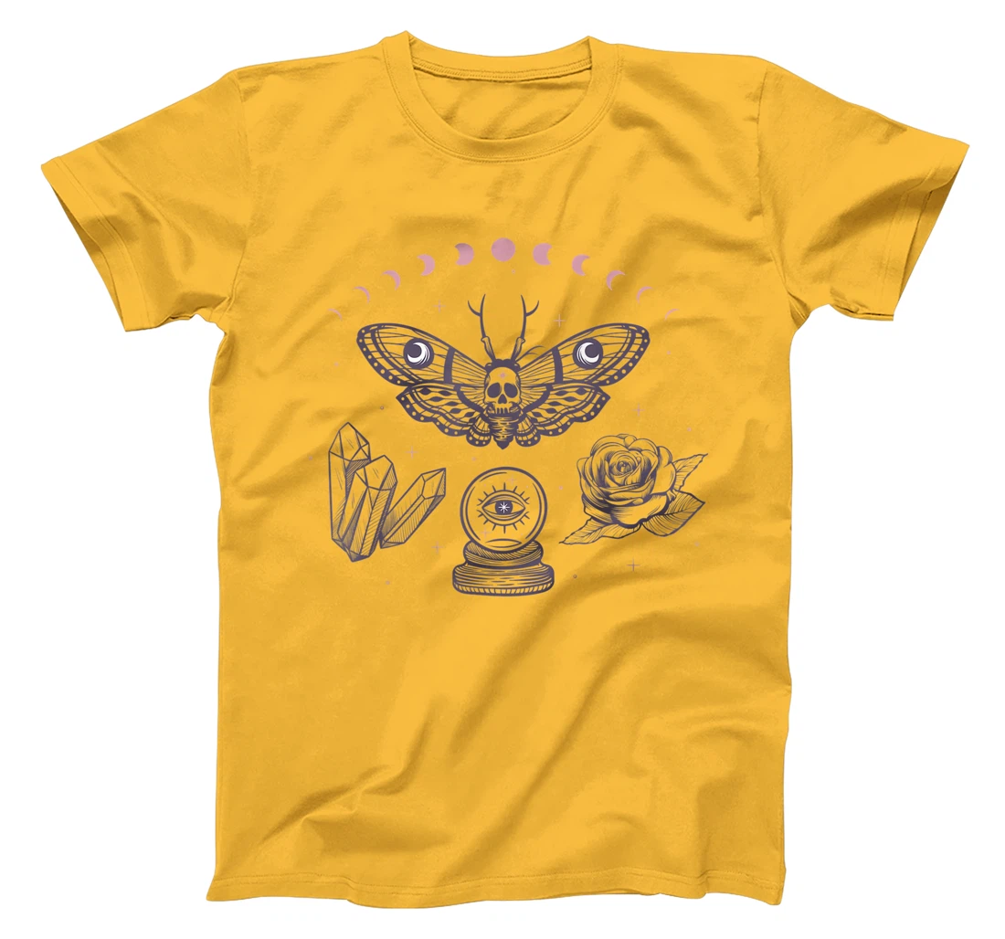 Occult Monarch Butterfly Skull T-Shirt, Women T-Shirt