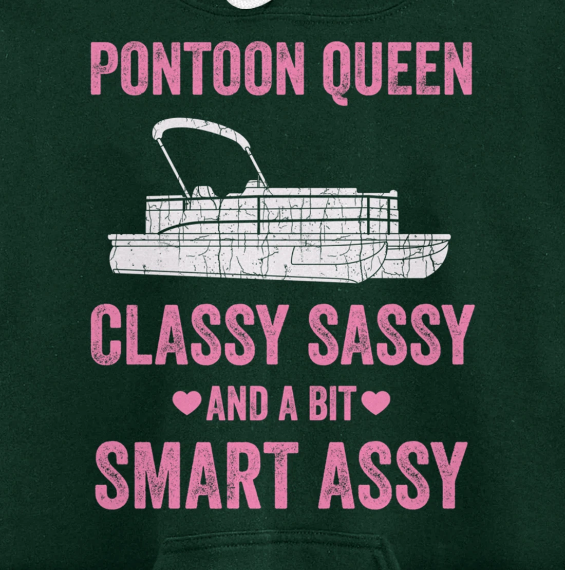 Pontoon Queen T Shirt For Women Pontoon Queen Pullover Hoodie