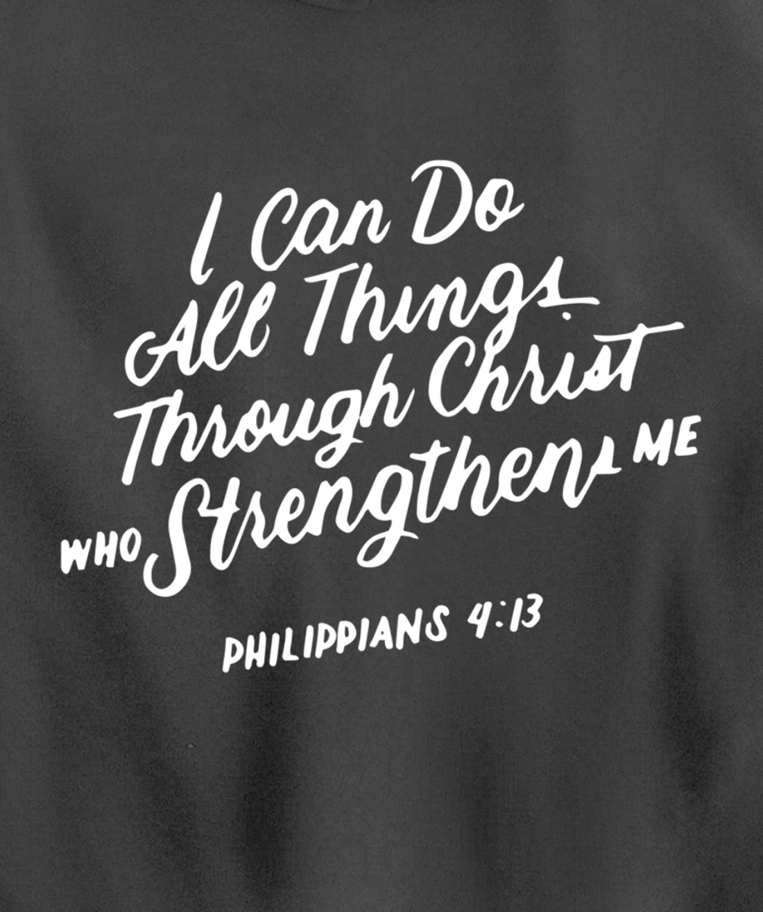 Philippians 4:13 Christian Bible Verse I Can Do All Things Pullover Hoodie