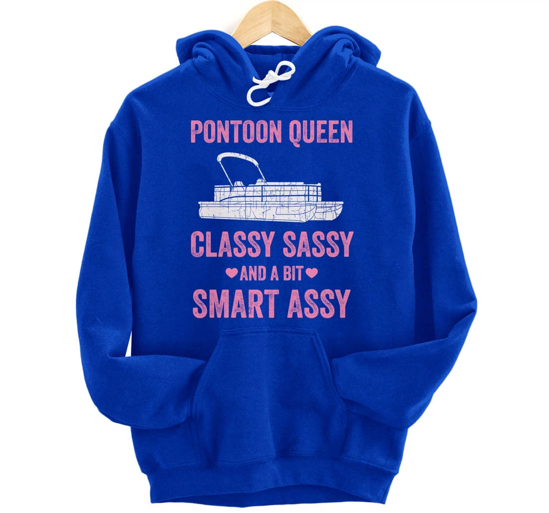 Pontoon Queen T Shirt For Women Pontoon Queen Pullover Hoodie