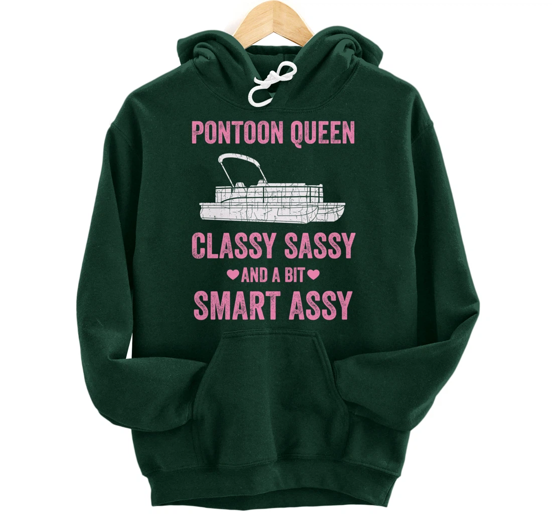 Pontoon Queen T Shirt For Women Pontoon Queen Pullover Hoodie