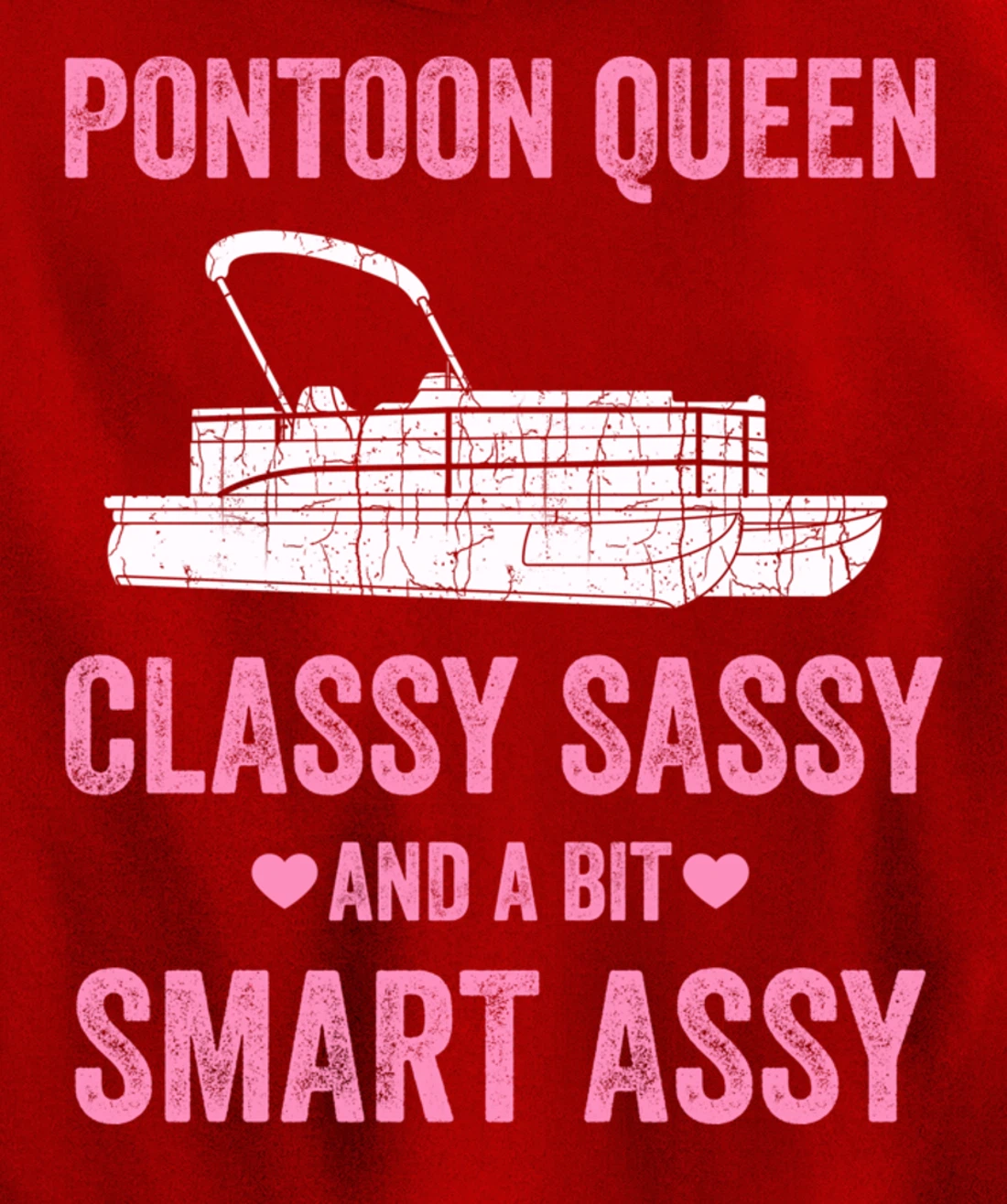 Pontoon Queen T Shirt For Women Pontoon Queen Pullover Hoodie