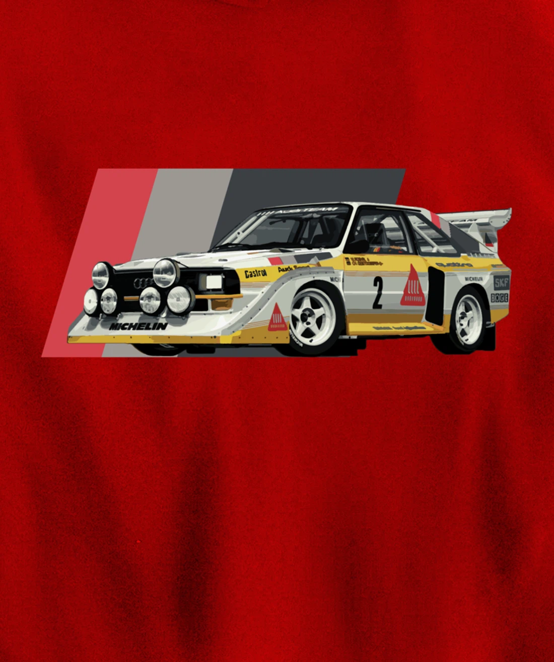 Rally Car Champion Röhrl Group B Pullover Hoodie