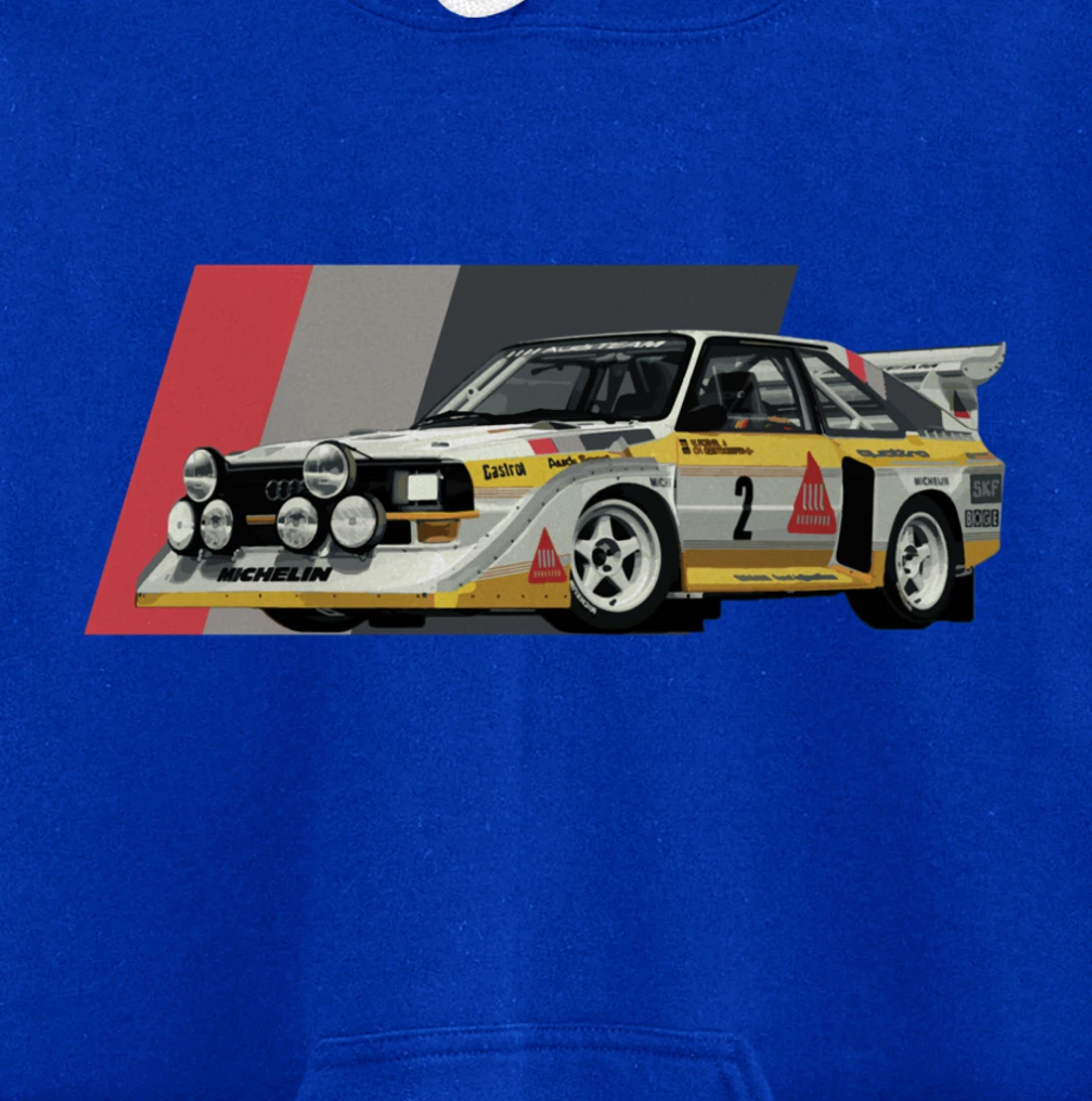 Rally Car Champion Röhrl Group B Pullover Hoodie