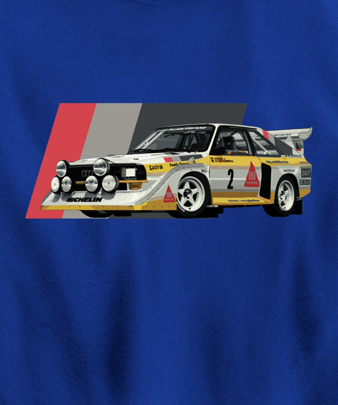 Rally Car Champion Röhrl Group B Pullover Hoodie