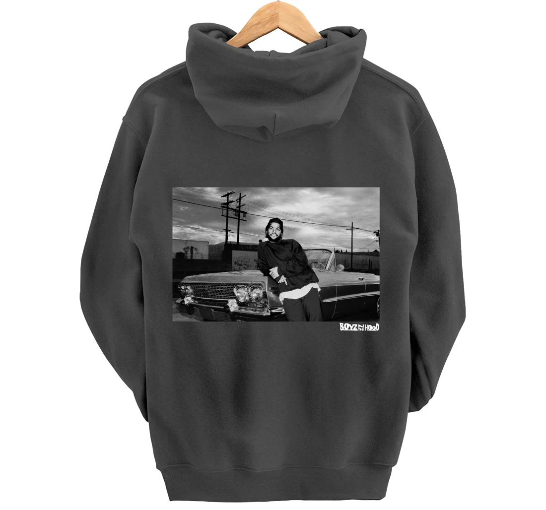 Boyz N The Hood Doughboy Leaning On Impala Portrait Pullover Hoodie