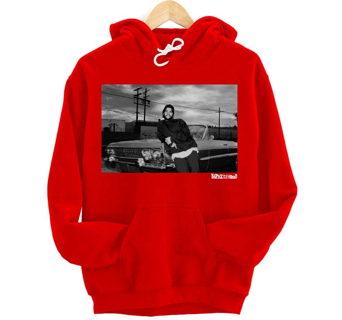 Boyz N The Hood Doughboy Leaning On Impala Portrait Pullover Hoodie