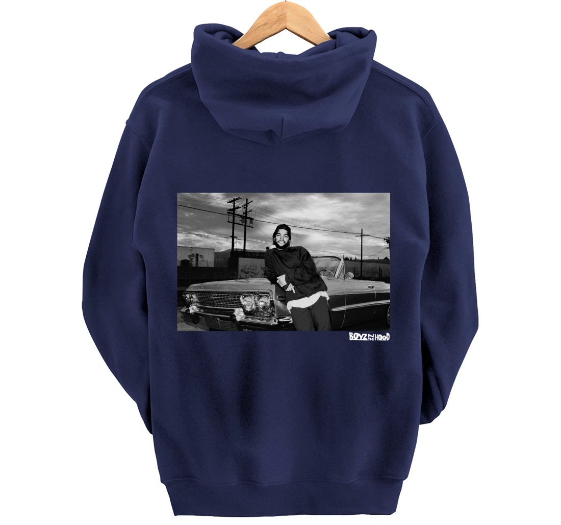 Boyz N The Hood Doughboy Leaning On Impala Portrait Pullover Hoodie