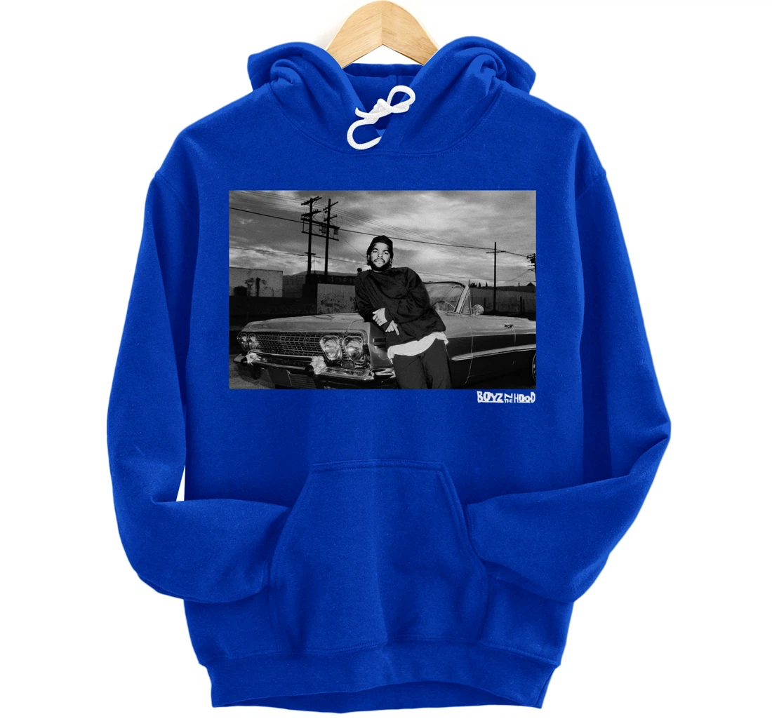 Boyz N The Hood Doughboy Leaning On Impala Portrait Pullover Hoodie