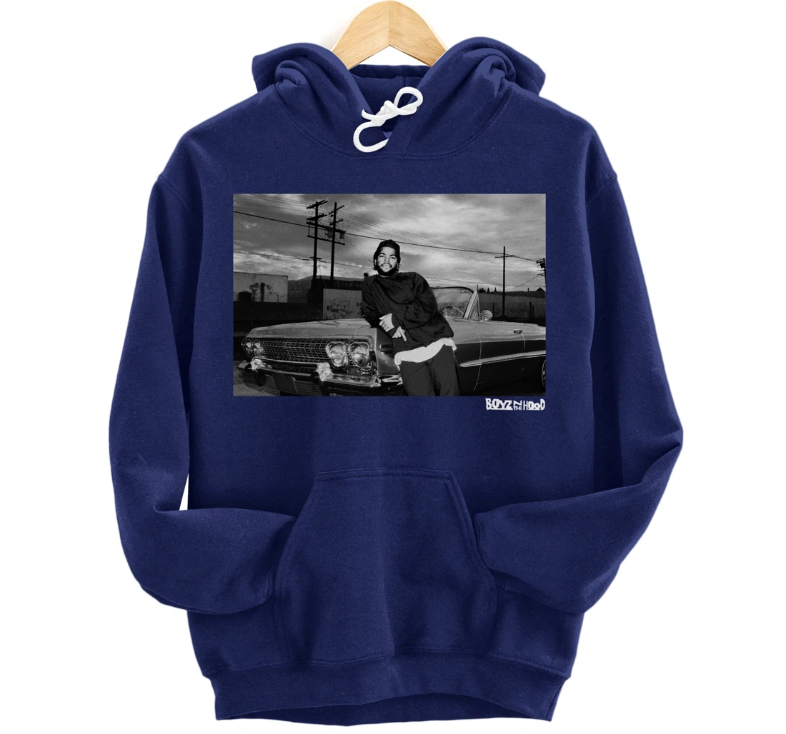Boyz N The Hood Doughboy Leaning On Impala Portrait Pullover Hoodie