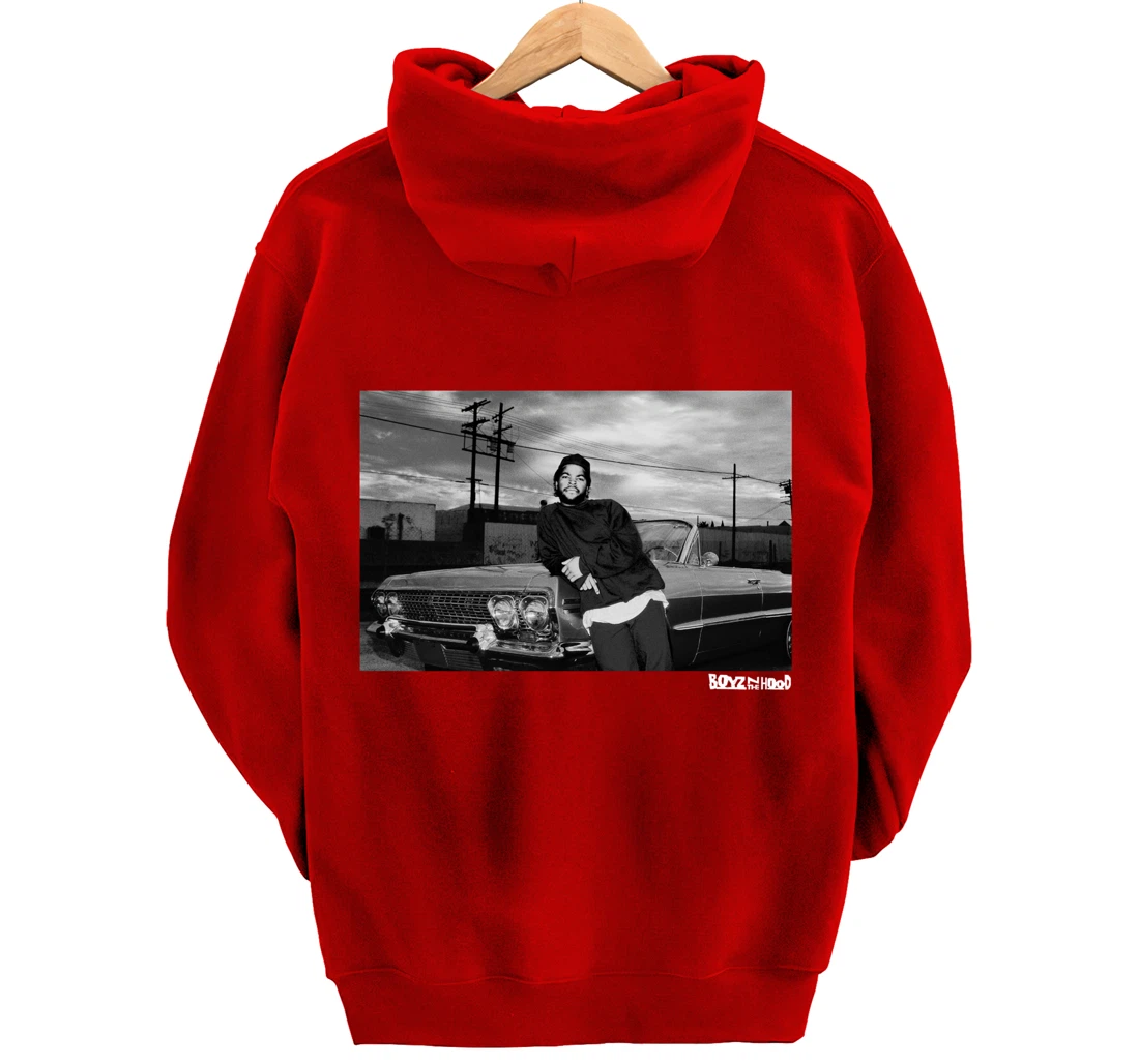 Boyz N The Hood Doughboy Leaning On Impala Portrait Pullover Hoodie