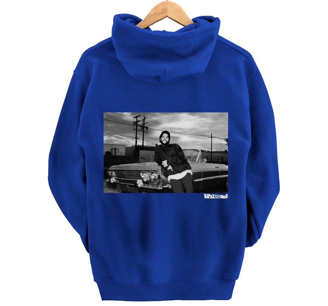 Boyz N The Hood Doughboy Leaning On Impala Portrait Pullover Hoodie