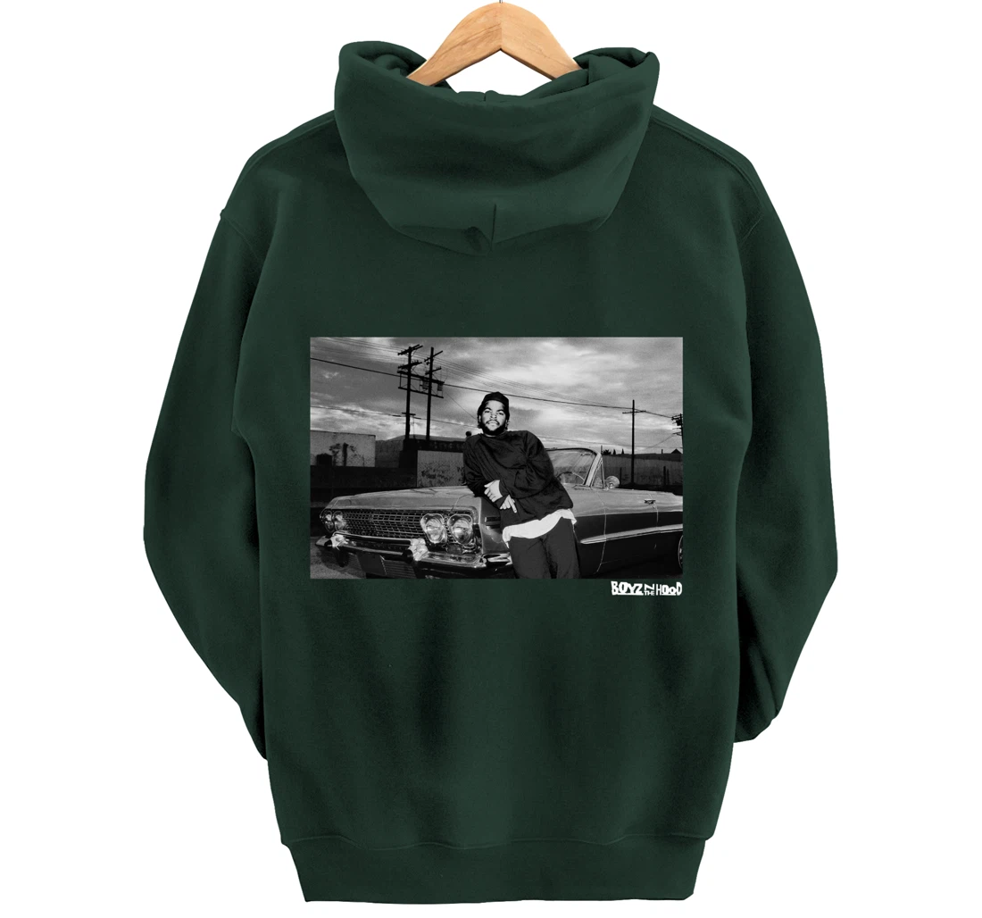 Boyz N The Hood Doughboy Leaning On Impala Portrait Pullover Hoodie