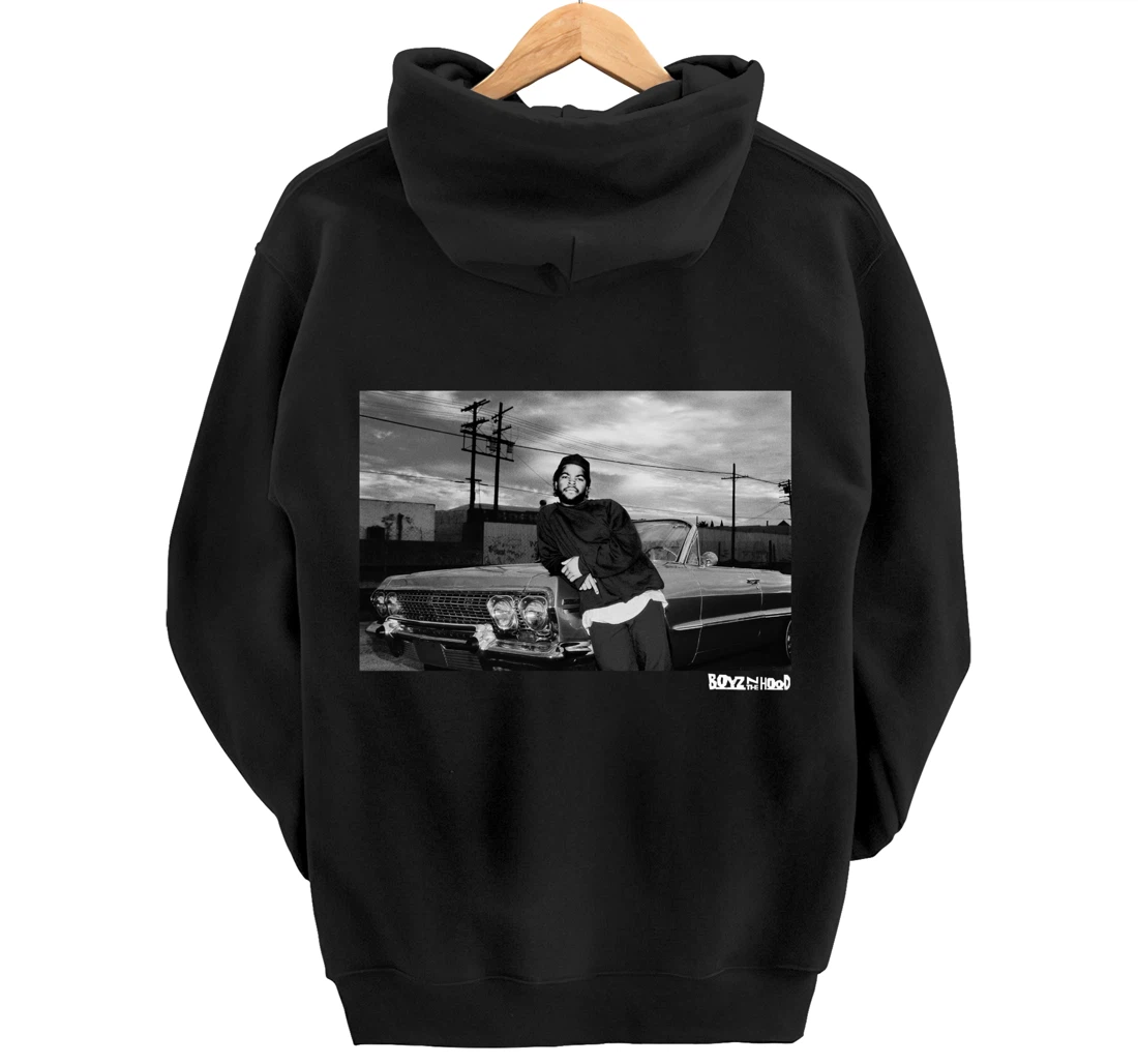 Boyz N The Hood Doughboy Leaning On Impala Portrait Pullover Hoodie