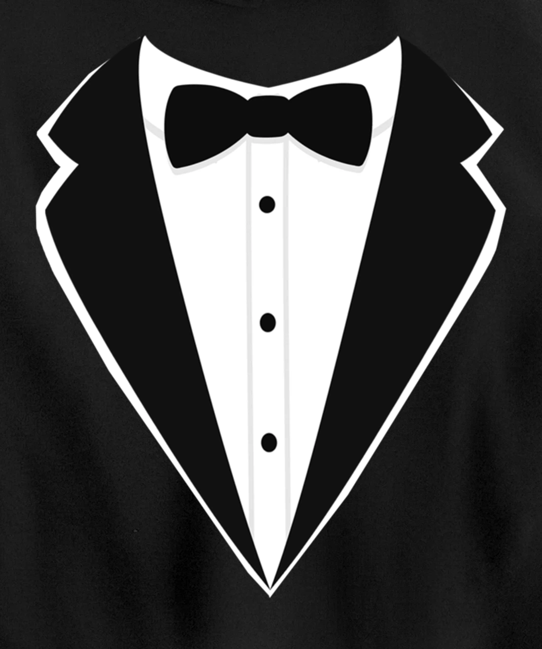 Fake Tux Funny Faux Suit Vest and tie Tuxedo Prom Pullover Hoodie