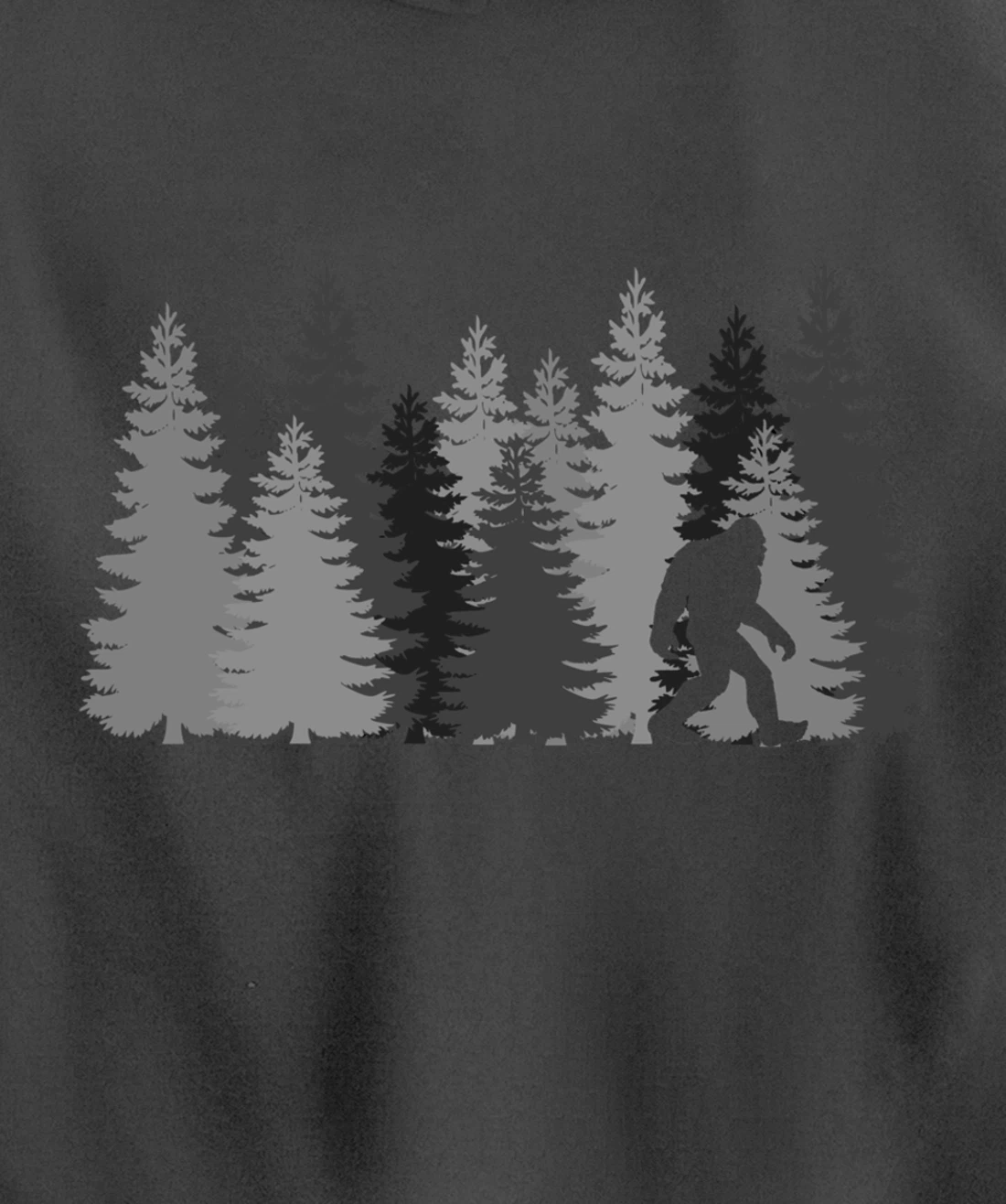 Bigfoot in the Forest Sasquatch Pullover Hoodie