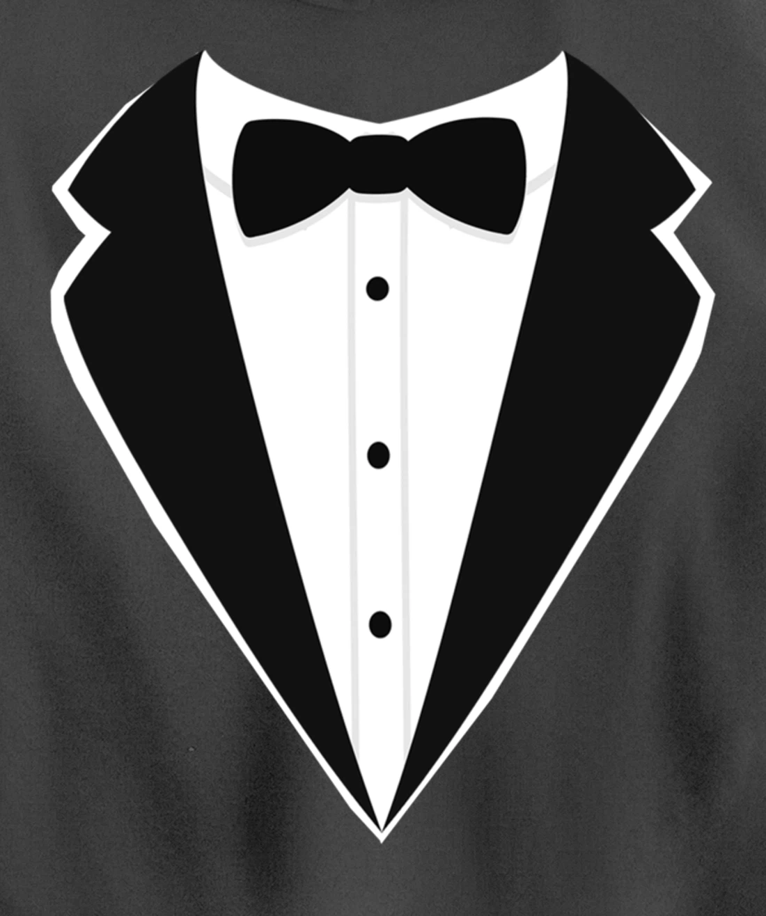 Fake Tux Funny Faux Suit Vest and tie Tuxedo Prom Pullover Hoodie