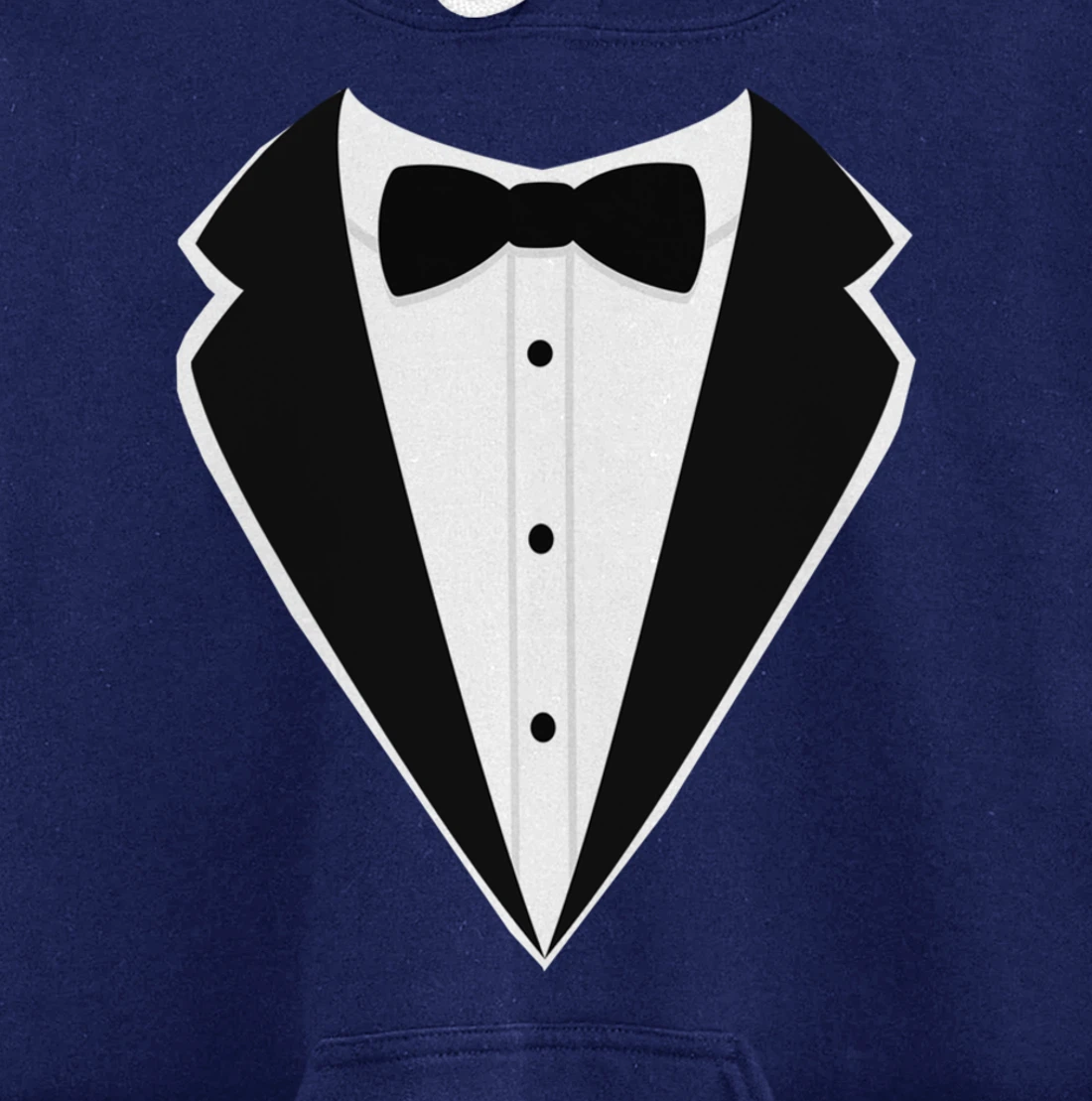Fake Tux Funny Faux Suit Vest and tie Tuxedo Prom Pullover Hoodie