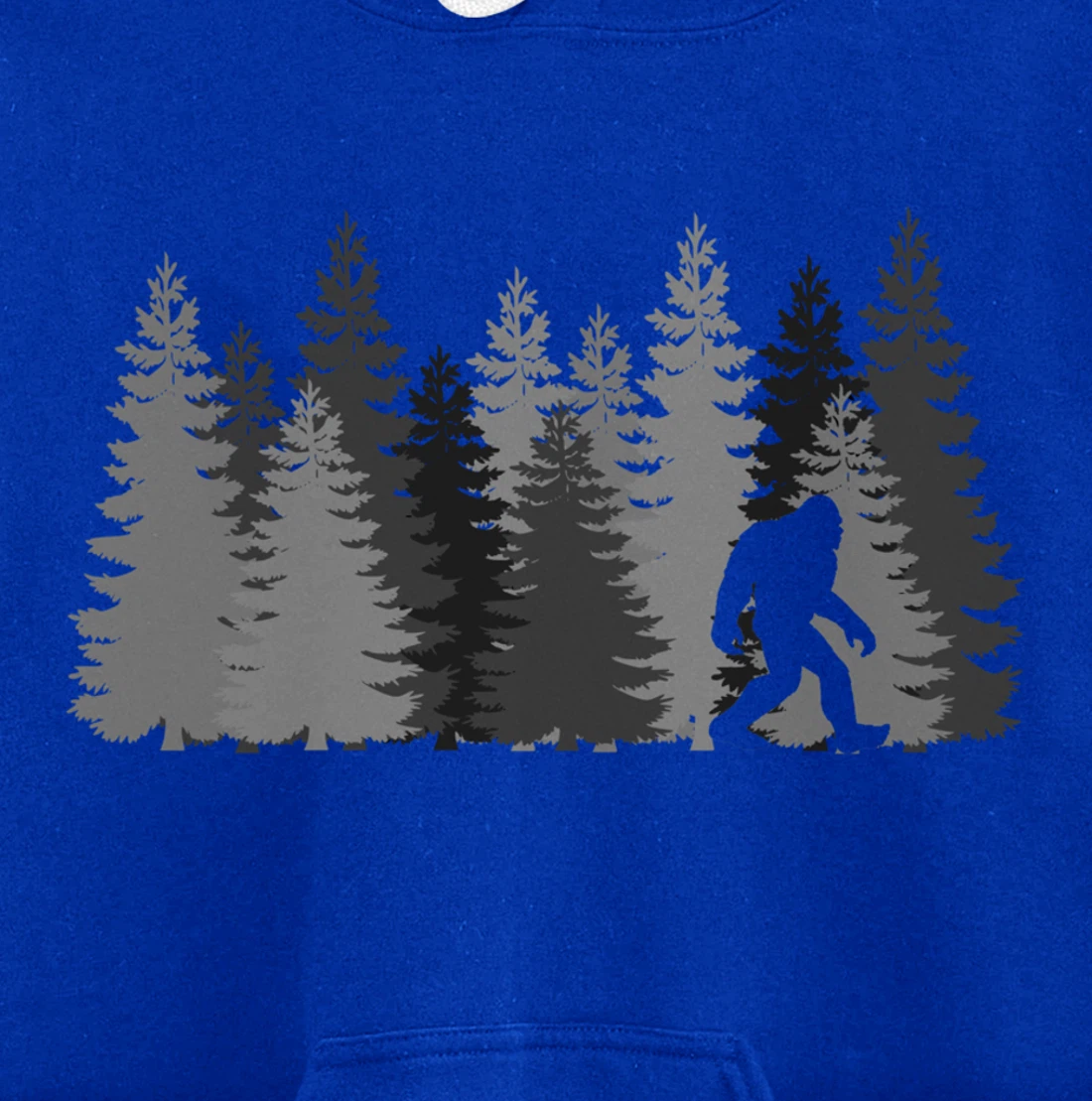 Bigfoot in the Forest Sasquatch Pullover Hoodie