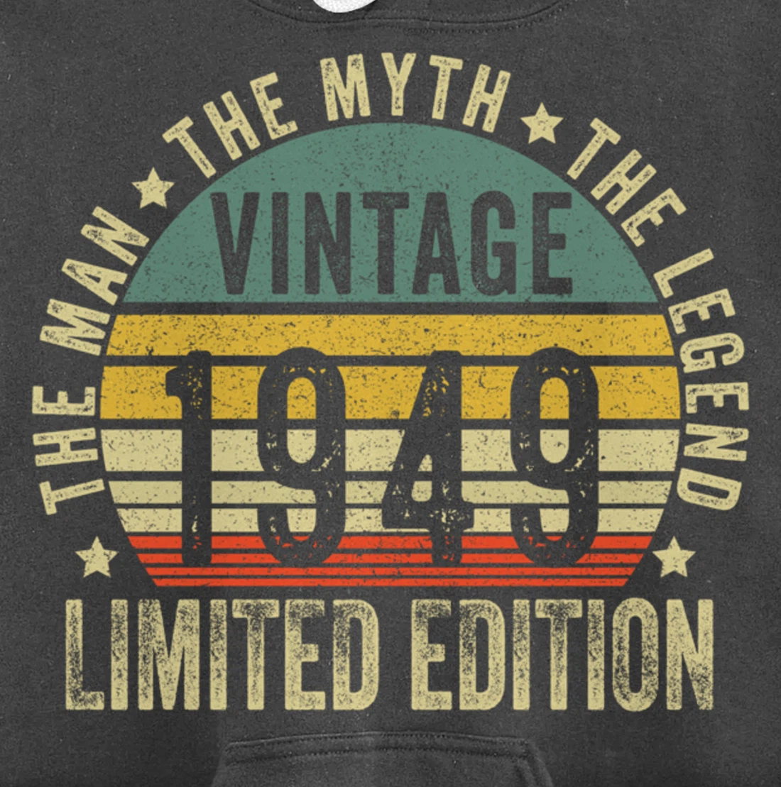 75 Year Old Gifts Vintage 1949 Limited Edition 75th Birthday Pullover Hoodie