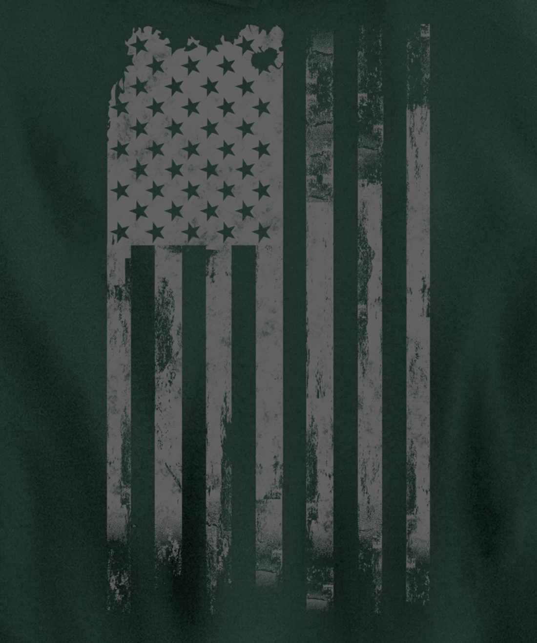 Vintage Patriotic Distressed America USA Flag Pullover Hoodie