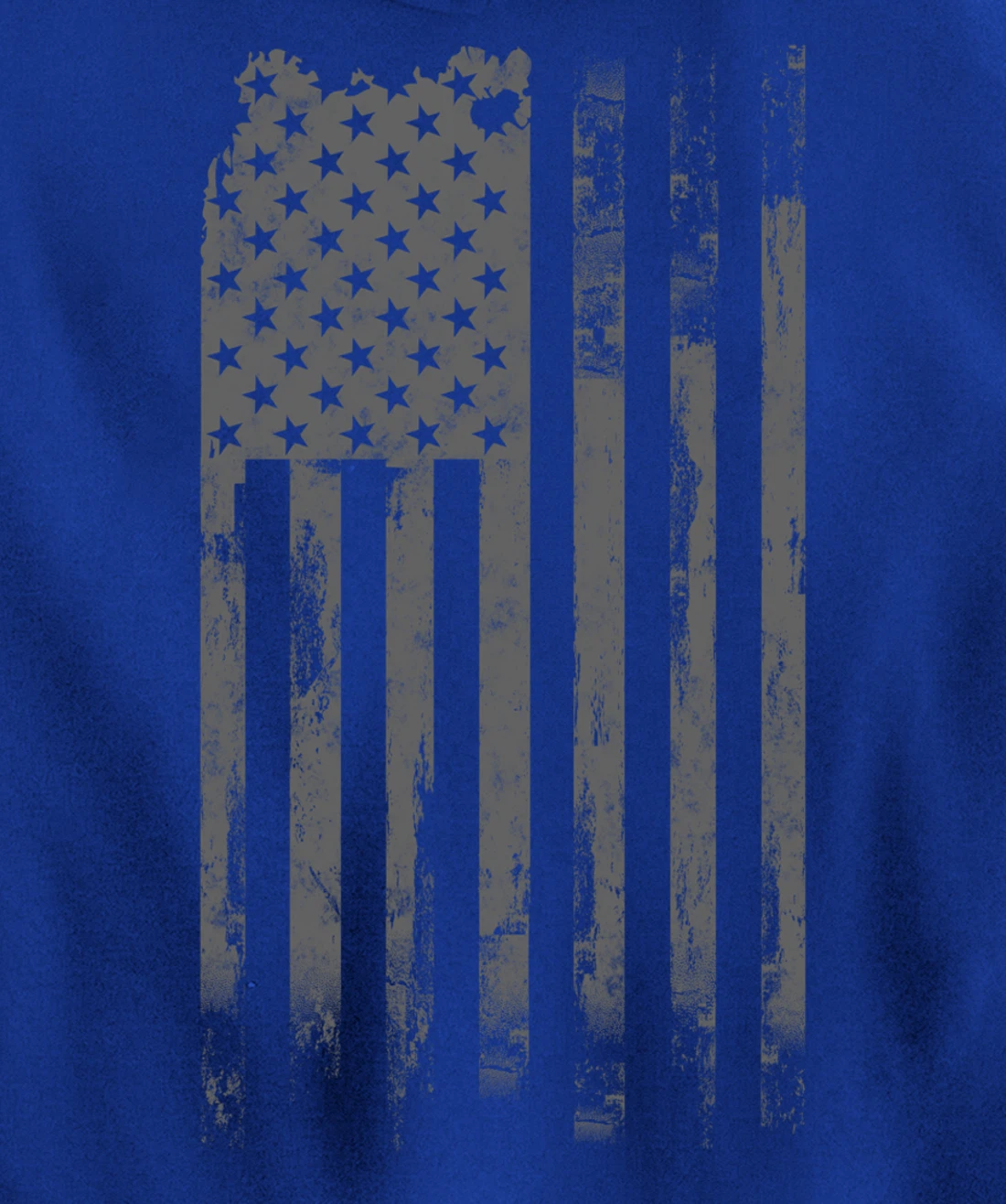 Vintage Patriotic Distressed America USA Flag Pullover Hoodie