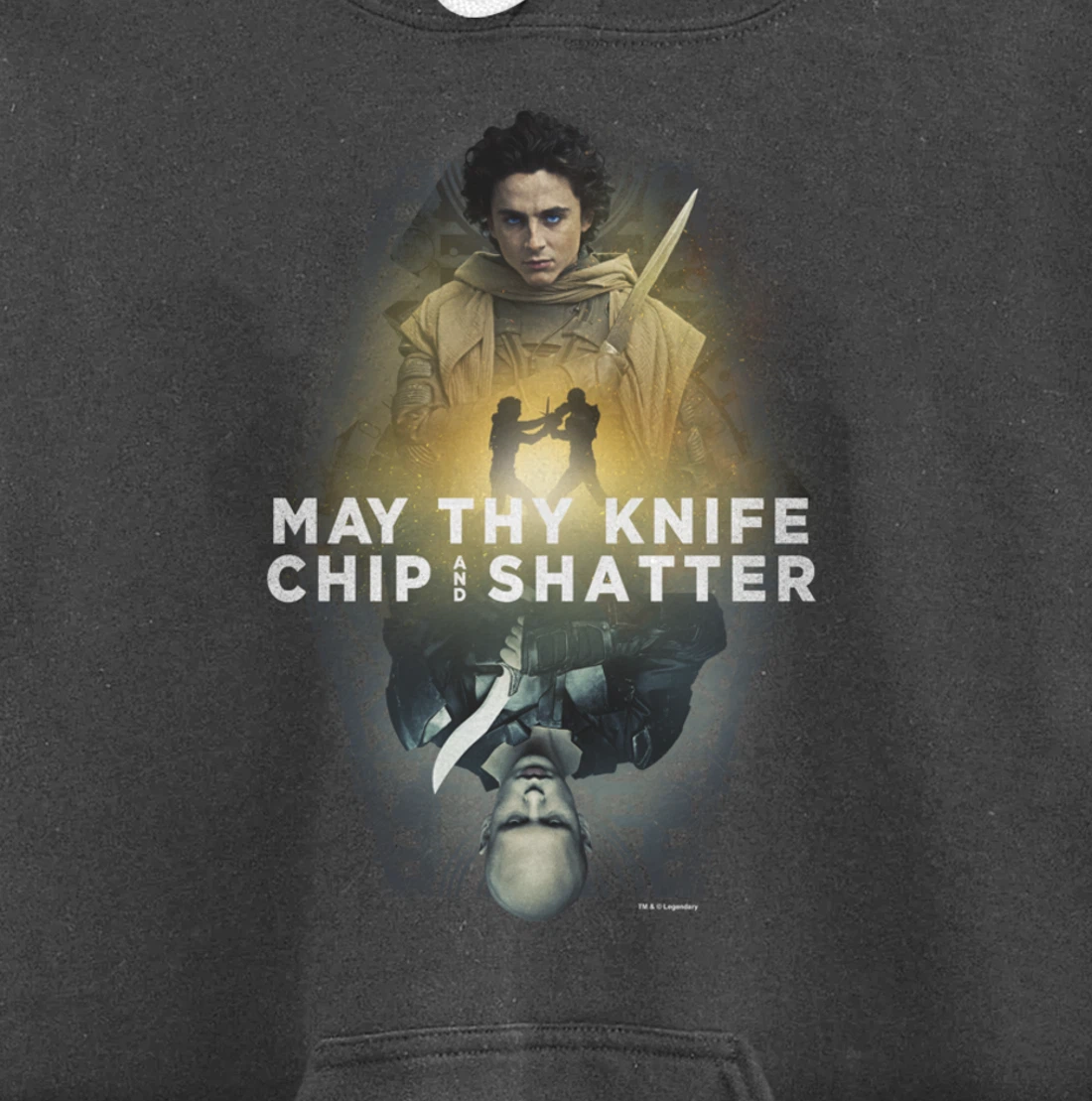 Dune Part Two May Thy Knife Chip & Shatter Epic Battle Shot Pullover Hoodie