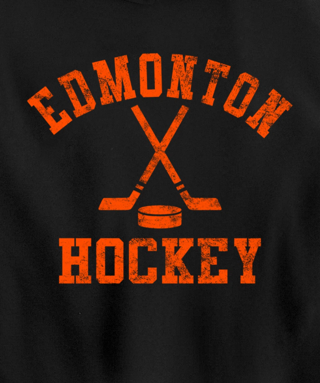 Vintage Edmonton Hockey Pullover Hoodie