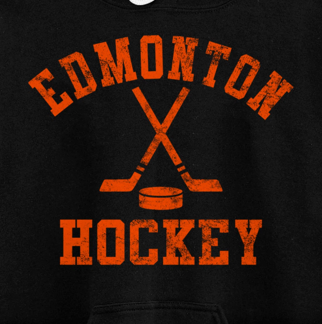 Vintage Edmonton Hockey Pullover Hoodie