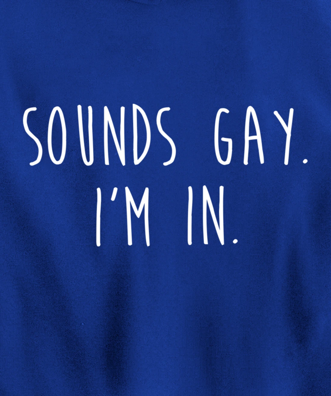 Funny Gay Pride Sounds Gay I'm In LGBTQ Pullover Hoodie