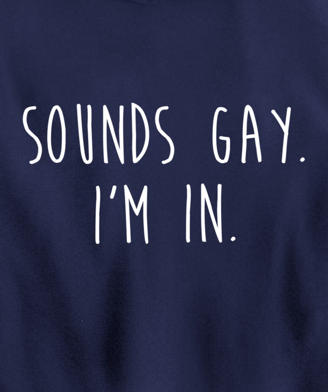 Funny Gay Pride Sounds Gay I'm In LGBTQ Pullover Hoodie
