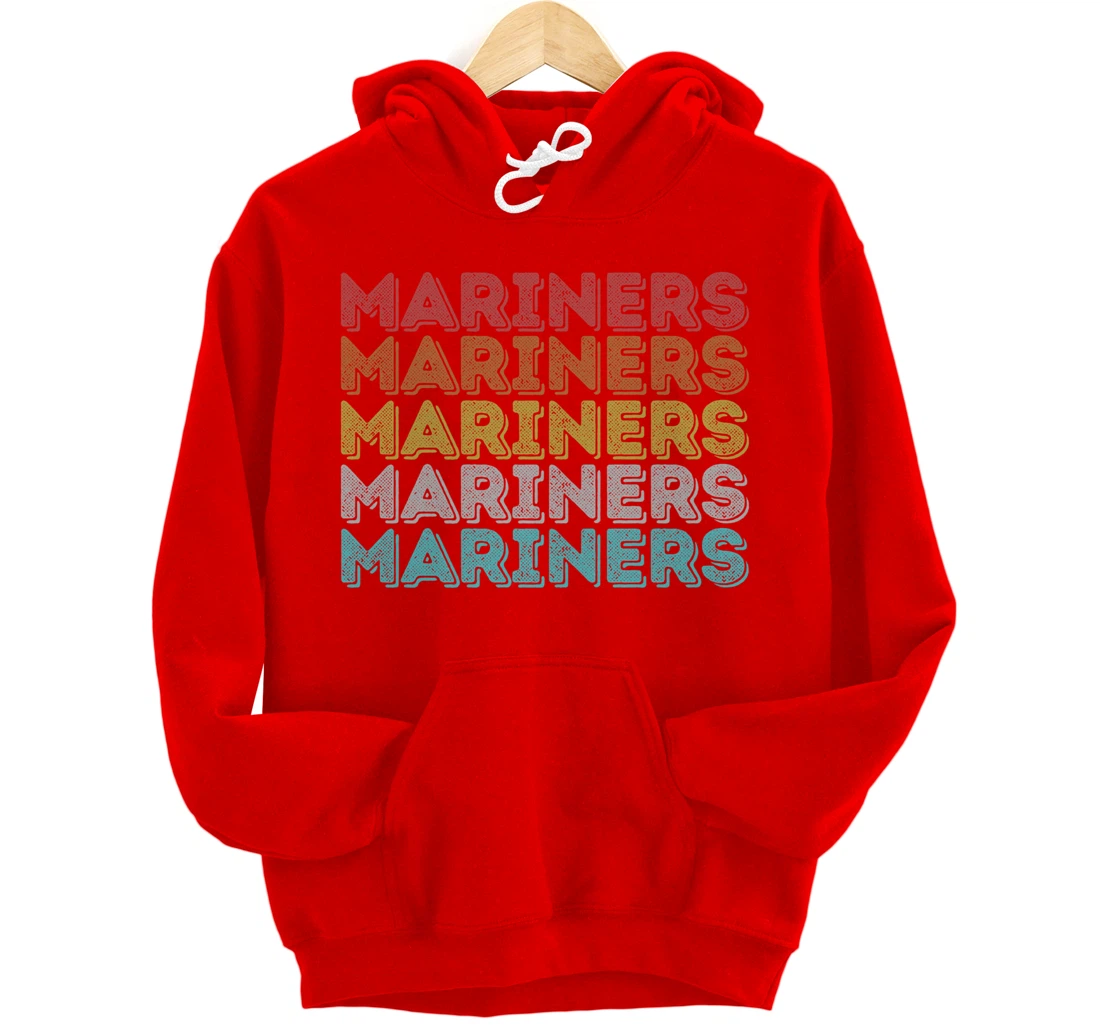 Vintage Retro Mariners Pullover Hoodie