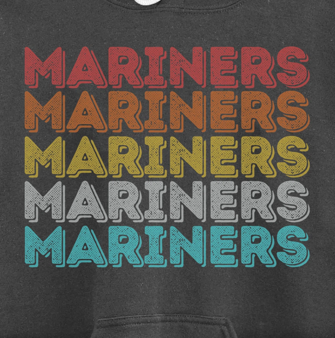 Vintage Retro Mariners Pullover Hoodie