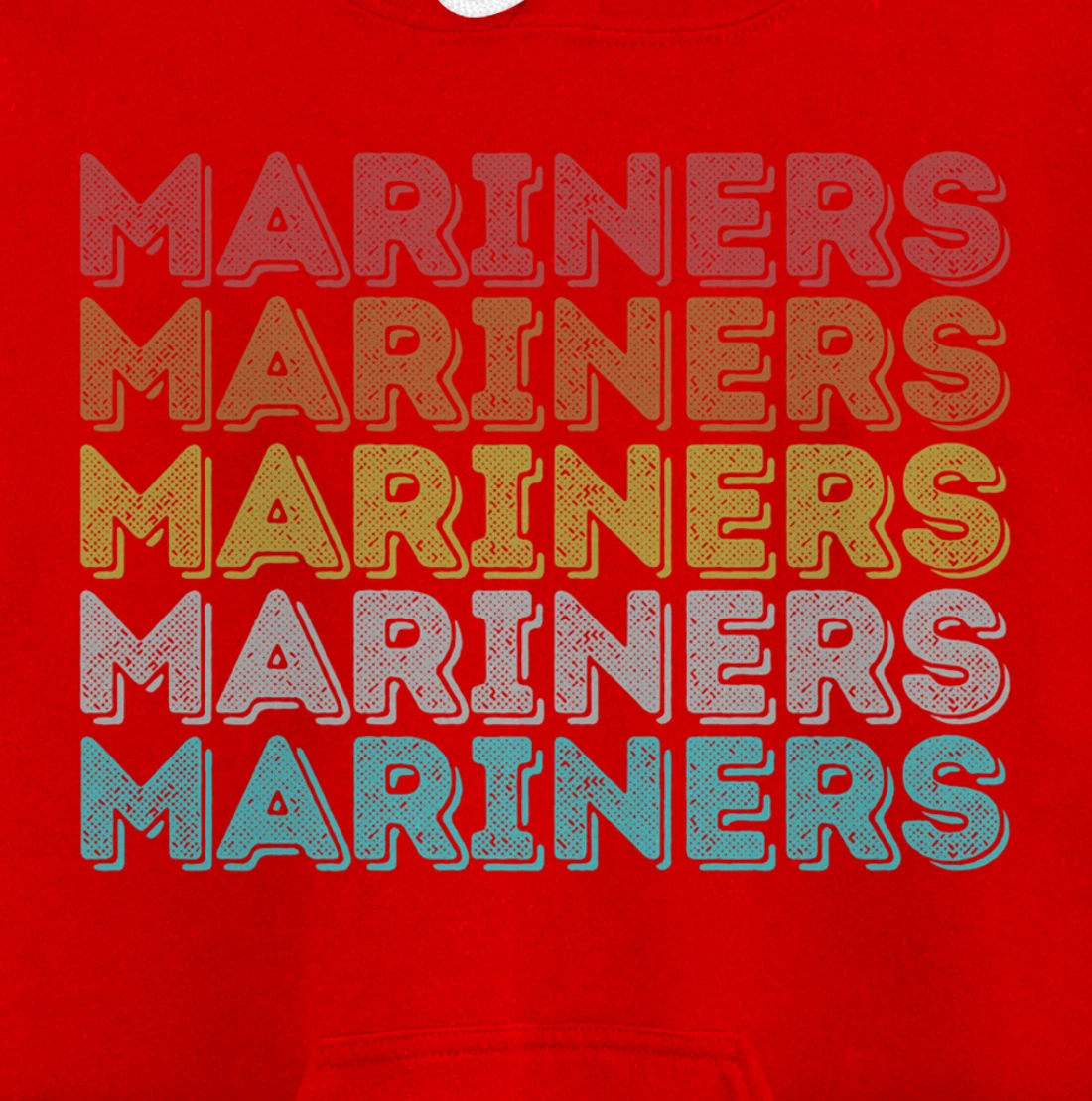 Vintage Retro Mariners Pullover Hoodie