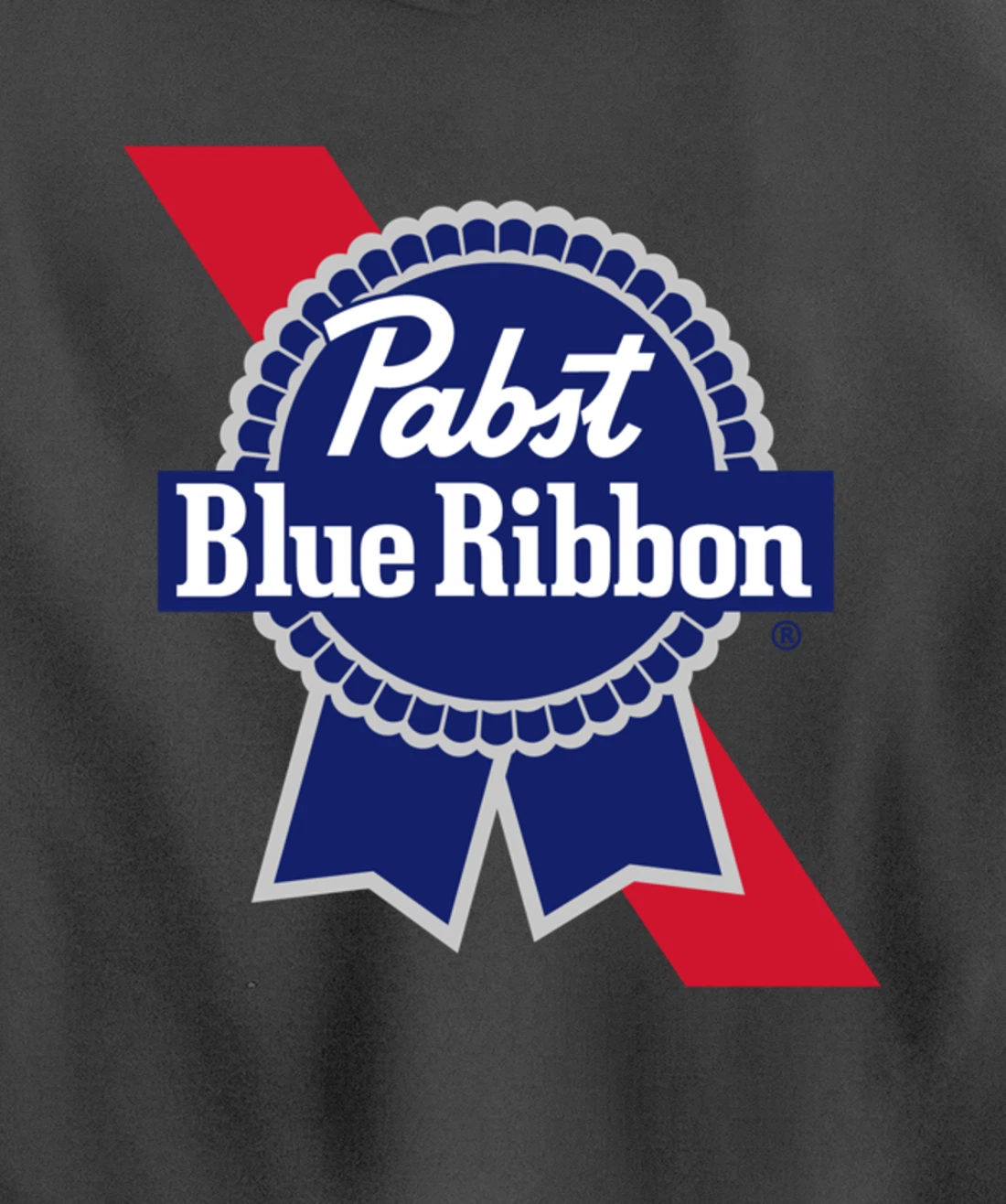 Pabst Blue Ribbon Fashion Label - Vintage Artwork Pullover Hoodie
