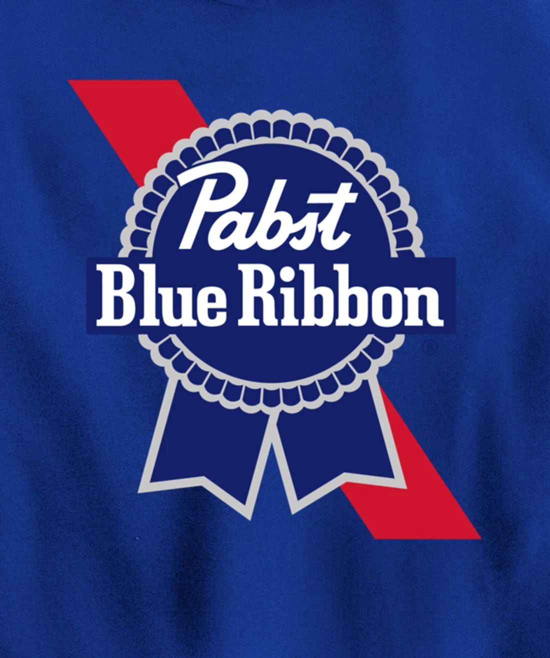 Pabst Blue Ribbon Fashion Label - Vintage Artwork Pullover Hoodie
