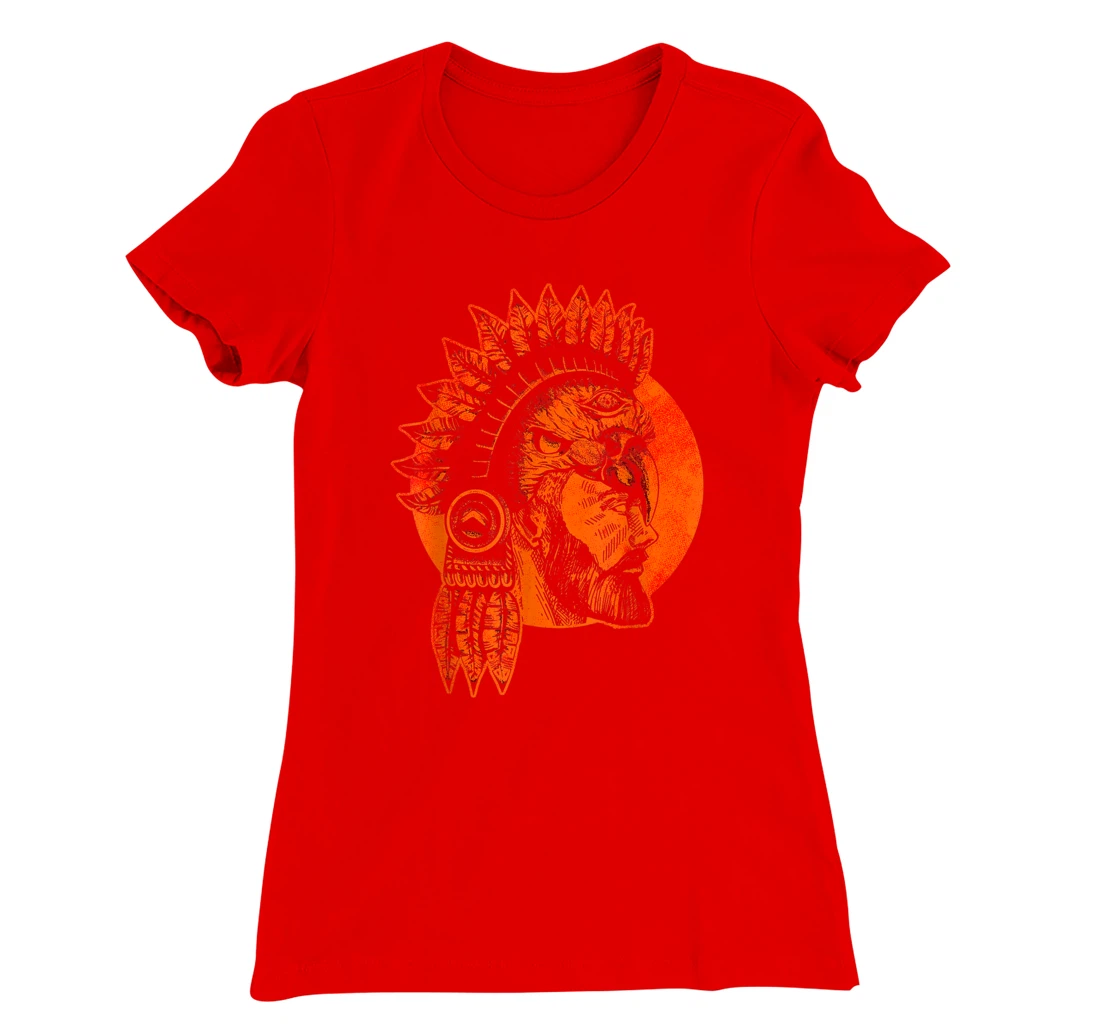Aztec Warrior King Mexican Native Art Mayans Art T-Shirt, Women T-Shirt