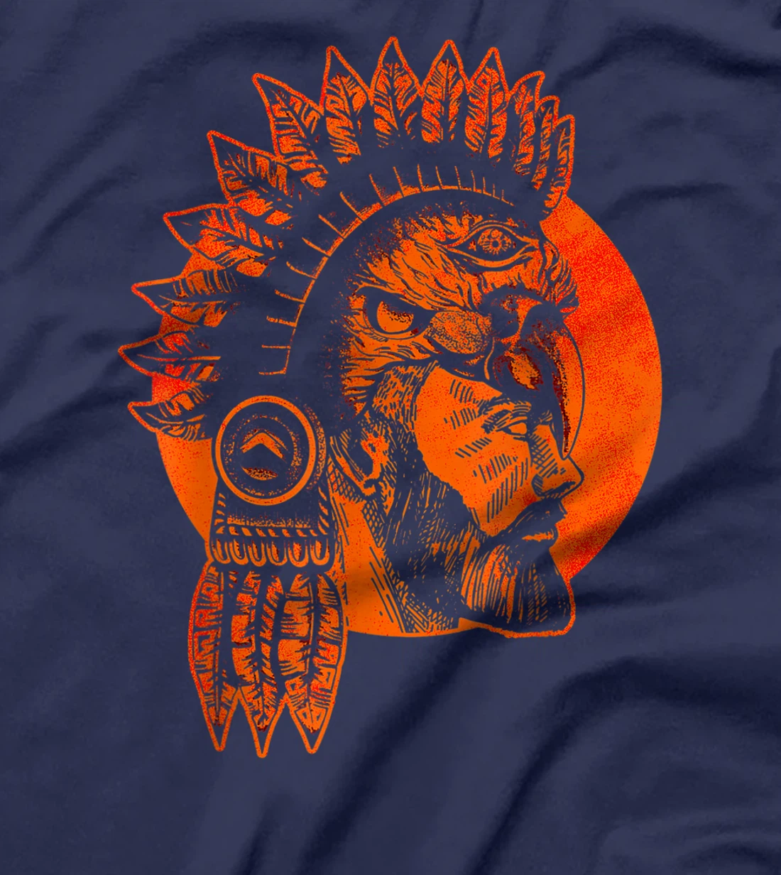 Aztec Warrior King Mexican Native Art Mayans Art T-Shirt, Women T-Shirt
