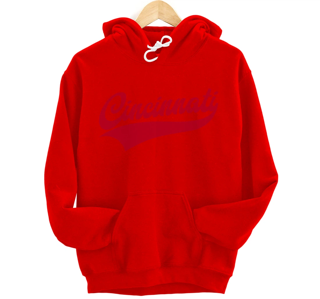 CINCINNATI - Throwback Design - Classic Pullover Hoodie