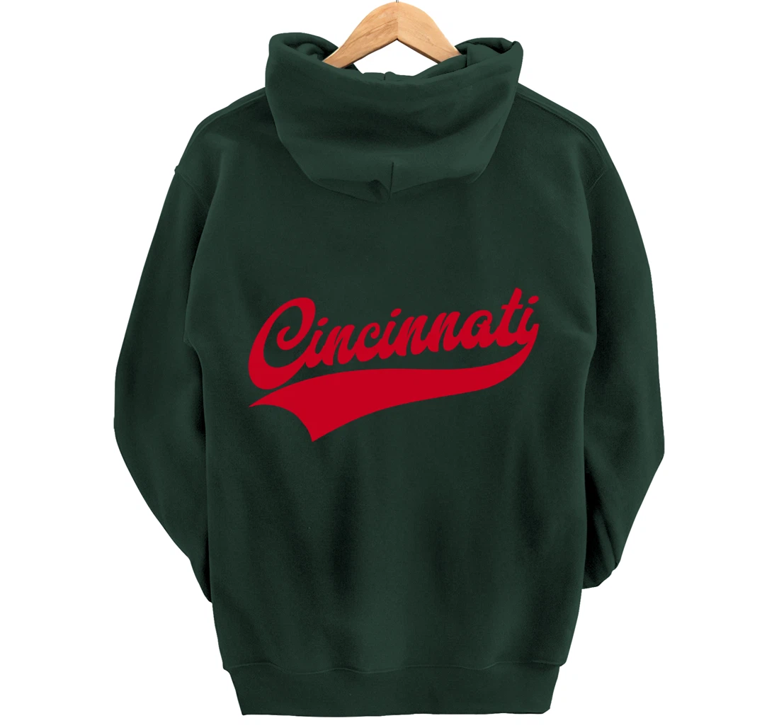 CINCINNATI - Throwback Design - Classic Pullover Hoodie