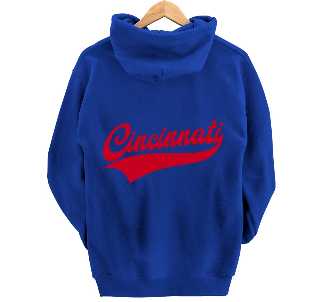 CINCINNATI - Throwback Design - Classic Pullover Hoodie