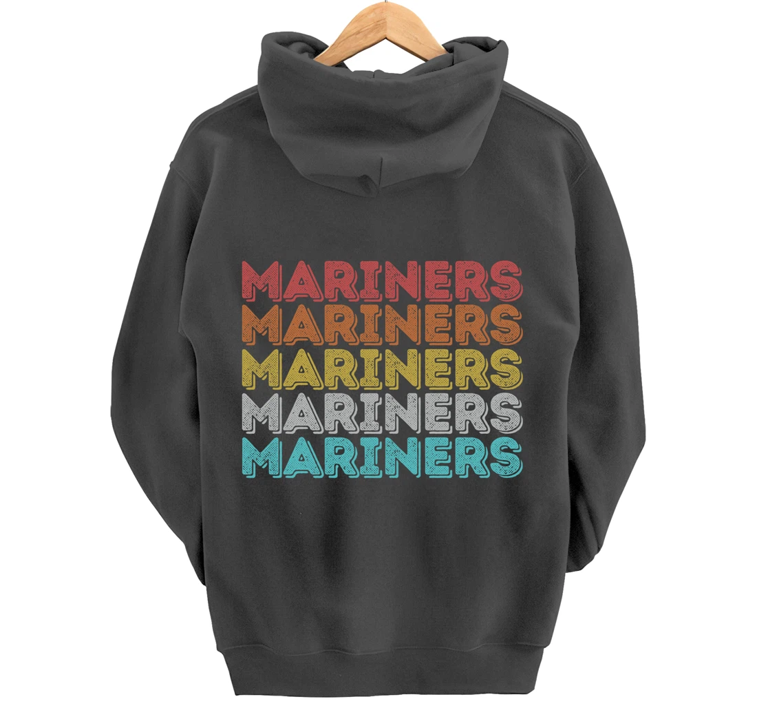 Vintage Retro Mariners Pullover Hoodie