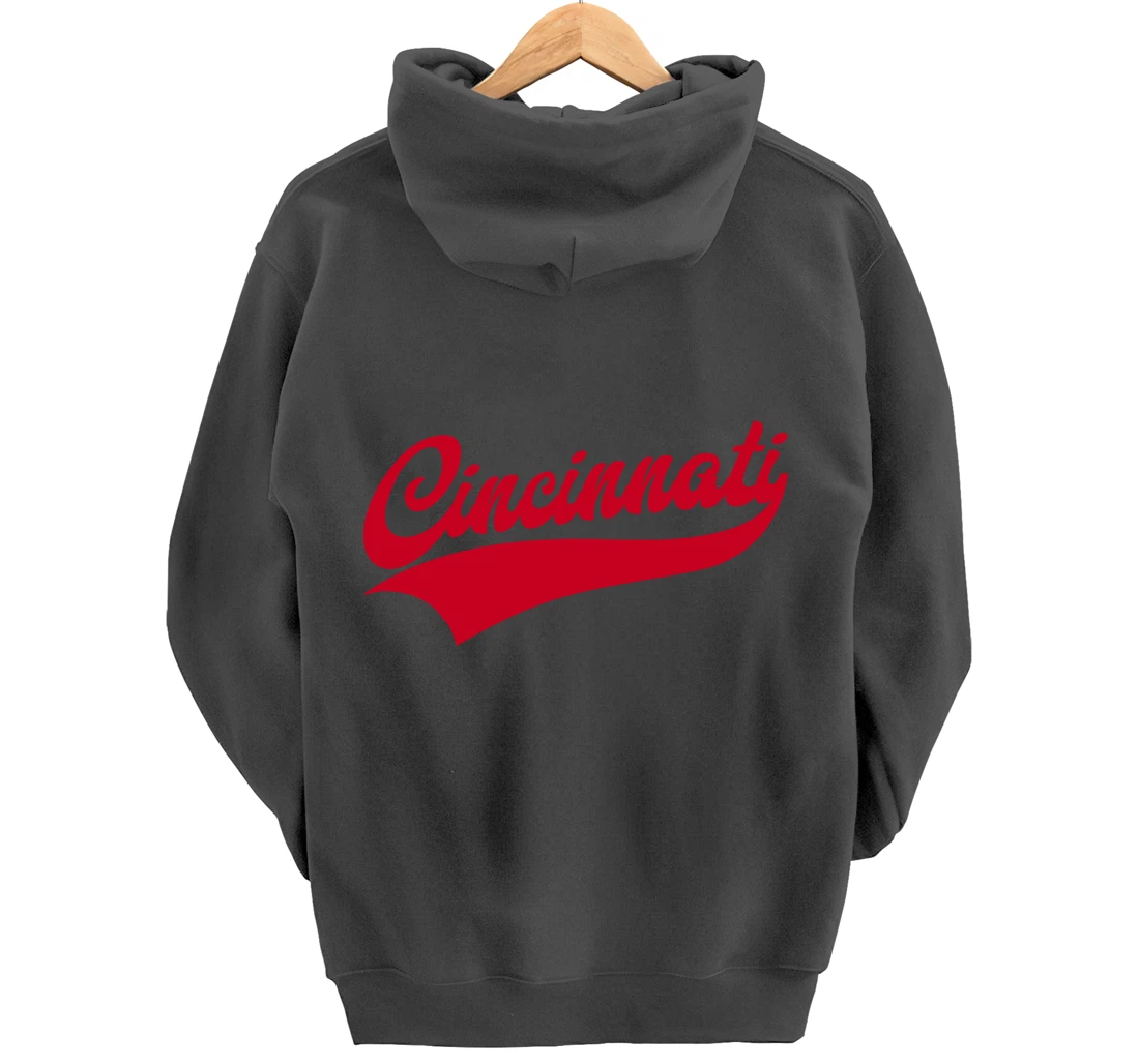 CINCINNATI - Throwback Design - Classic Pullover Hoodie