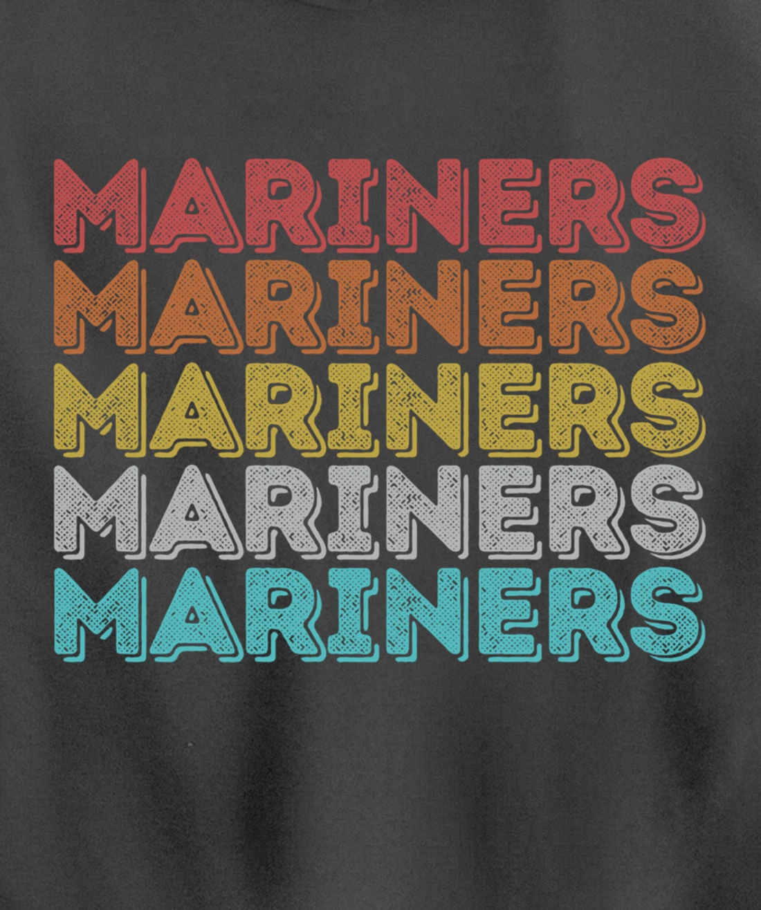 Vintage Retro Mariners Pullover Hoodie