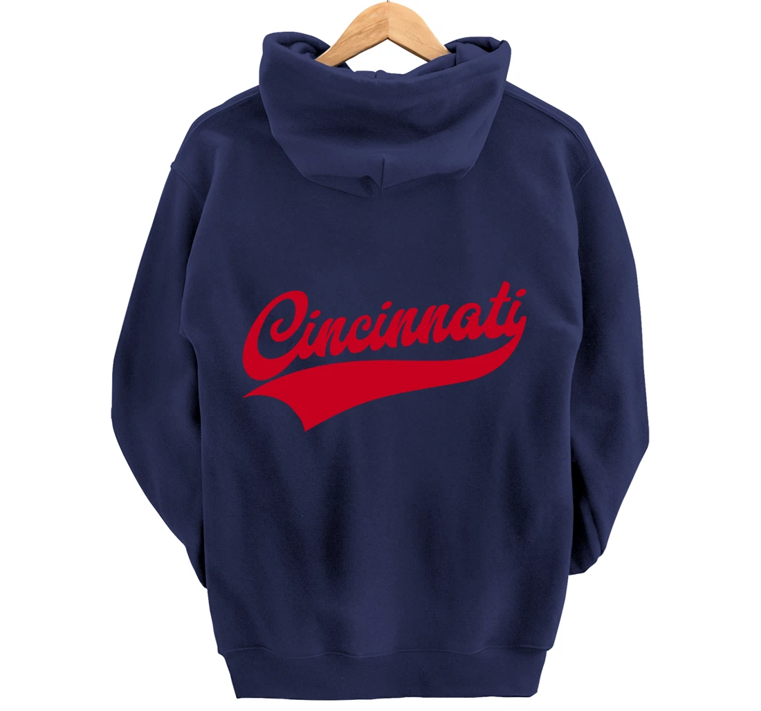 CINCINNATI - Throwback Design - Classic Pullover Hoodie